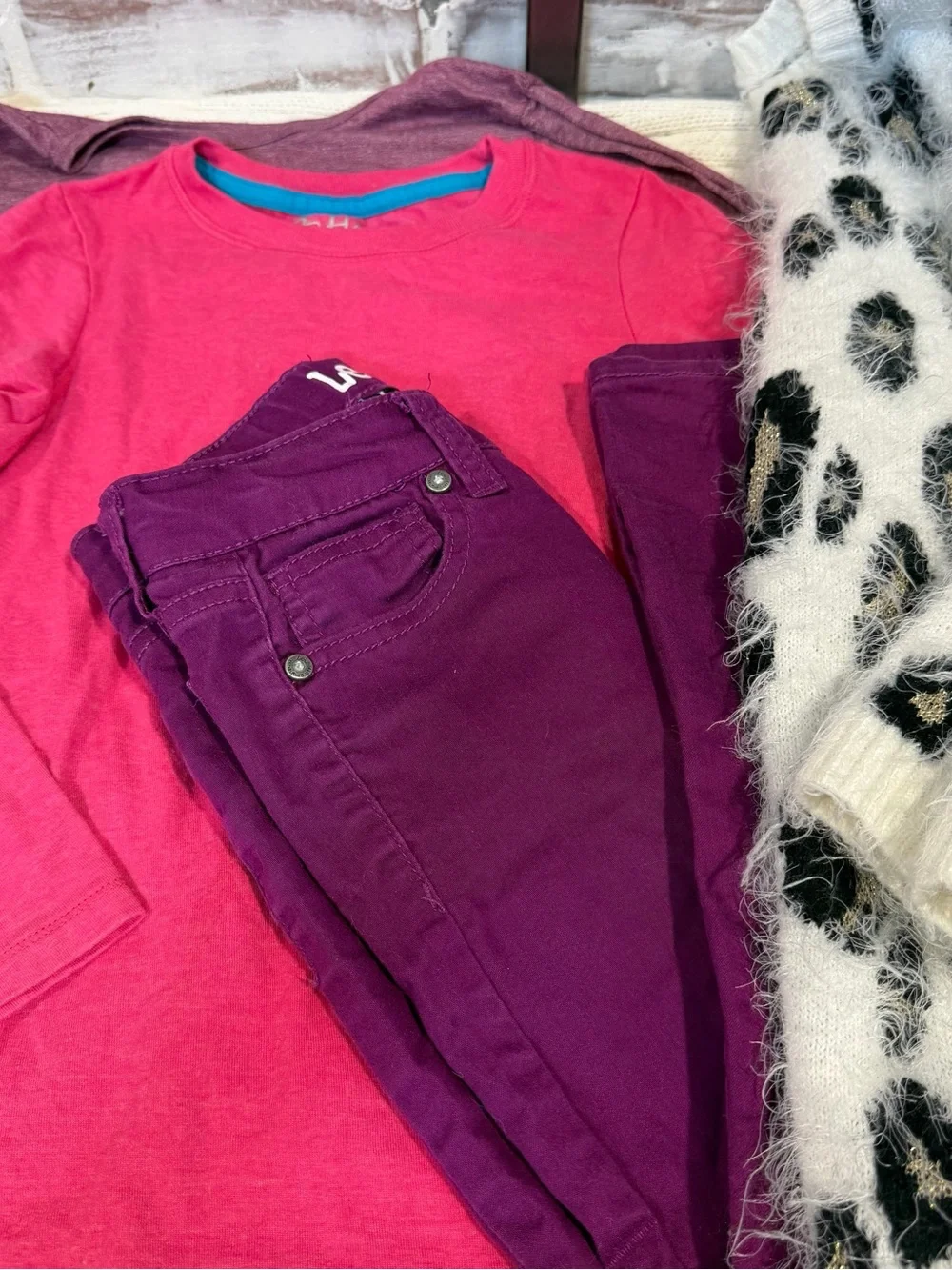 Girls back to school fall winter bundle Matching Sets size 7